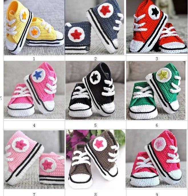 Baby Crochet Sneakers